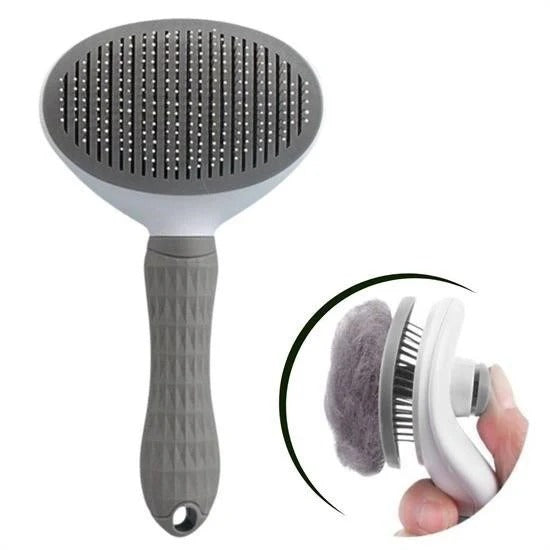 Kendini Temizleyebilen Tüy Toplayıcı Tarak – Kedi & Köpek İçin Ergonomik Masaj Tarağı | Pawsola®