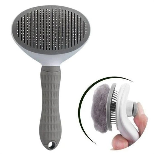 Kendini Temizleyebilen Tüy Toplayıcı Tarak – Kedi & Köpek İçin Ergonomik Masaj Tarağı | Pawsola®